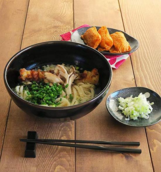 Yuzu Tenmoku Sanuki Rice Bowl 21cm (Outlet included) (Large)