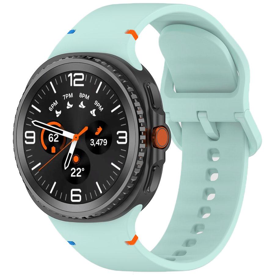 Sports Silicone Strap For Samsung Galaxy Watch 8 40mm 44mm Official Stitch Bracelet Wristband Galaxy Watch 8 Classic 46mm Correa
