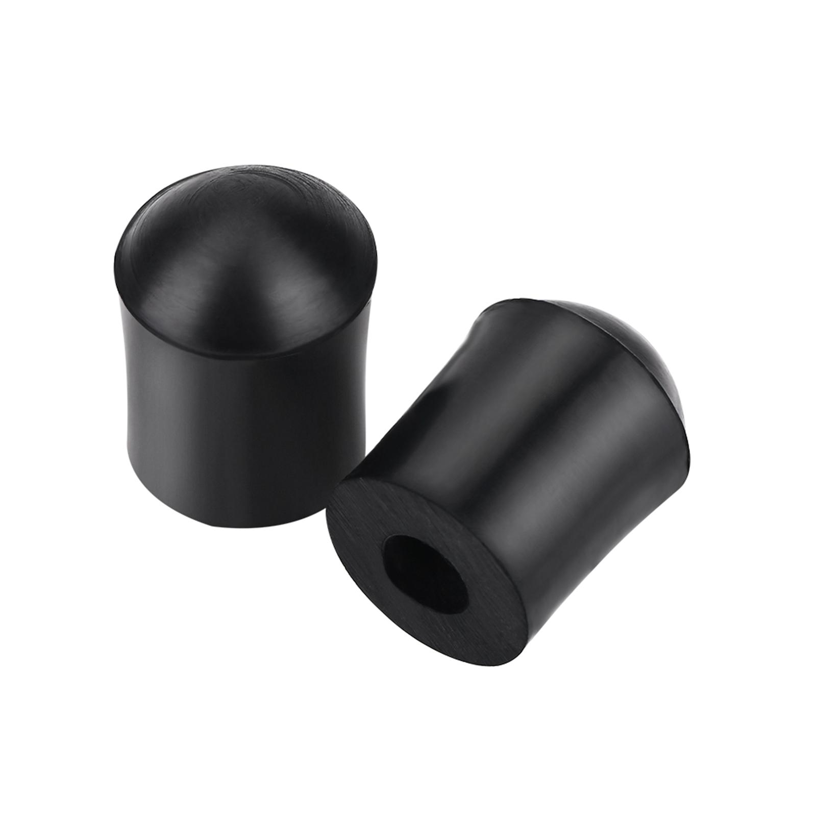 

2pcs Double Bass Endpin Rubber Tip Stopper Black Protector End Cap Accessory