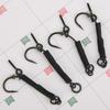 12PCS with Barbed Carp Fishing Hook with Swivels Fishing Hook Kit Ronnie Fishing Hook  Carp Fishing