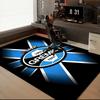 Gre-mio Football Badge Printed Office Carpet Chair Cushion  Entryway Rug, Rugs for Living Room, Bedroom Christmas gifts