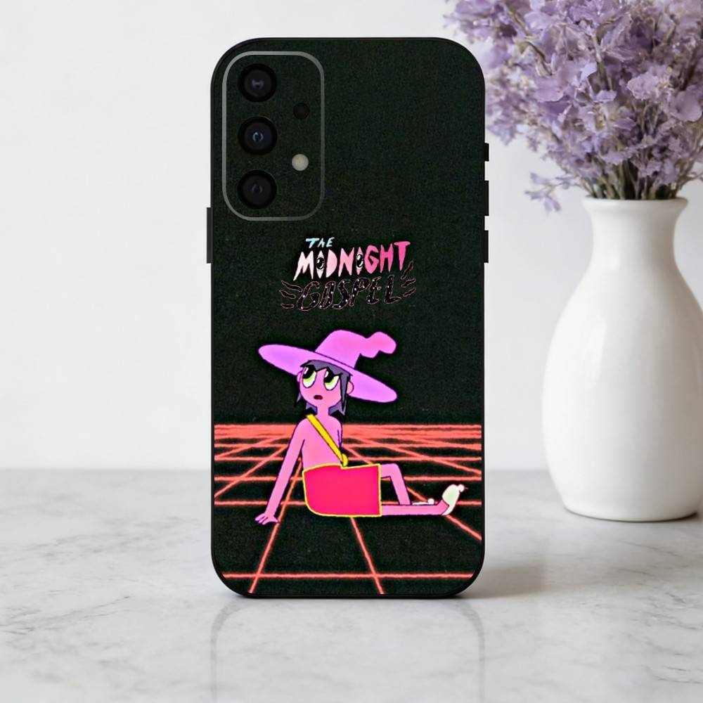 

The M-Midnight-T G-Gospel Phone Case For Samsung Galaxy A73,A72,A71,A70,A53,A52,A51,Others Soft Black Cover Samsung a70