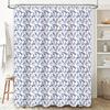 Vintage Floral Shower Curtain Waterproof Bathroom Decor Set with Hooks Farmhouse Rustic Country Chic Washable Fabric