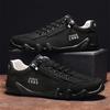 Men Canvas Shoes Breath NewCasual Walking Flat Bottom Lazy Work Leather Surface Zipper Mesh Soft Bottom Driving Loafers
