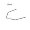 0.8mm Hot Stapler Staple 500Pcs Plastic Welder Repair Kit Brand New