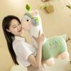 Adorable Alpaca with Headphones Peluche Toys Kawaii Standing Alpacasso Plushie Pillow Dolls for Children Girls Gift Toy