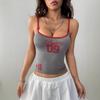 European and American Y2K Digital Printed Sports Vest