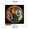 New Arrival 5D DIY Full Circle Diamond Painting "Tai Chi Tiger Picture" Embroidery Cross Stitch Home Decor Gift