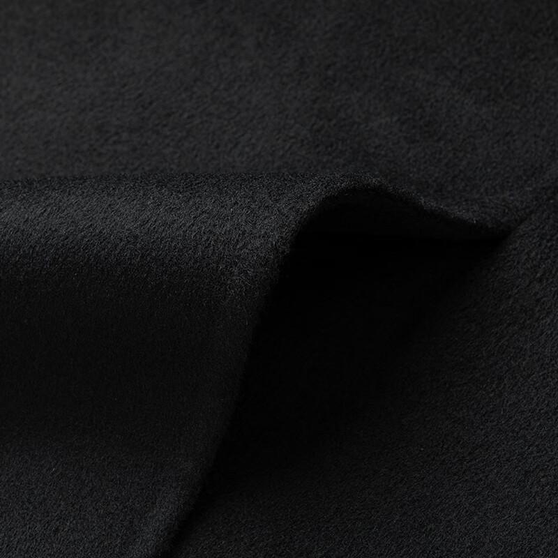 Shanshan Men's Extra Long Double-Faced Wool Trench Coat