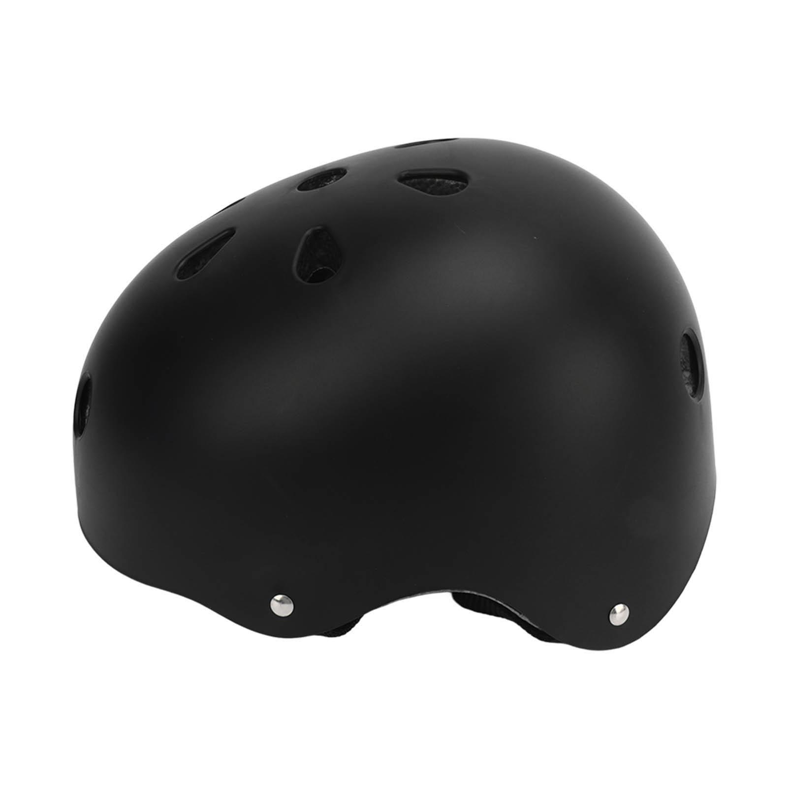 Skateboard Cycling Helmet ABS EPS Adjustable Electric Scooter Safety Helmet for Kids Black L