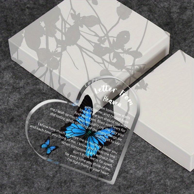 "Heart from Heaven" Comfort Letter - Delicate Sympathy Gift for Loss