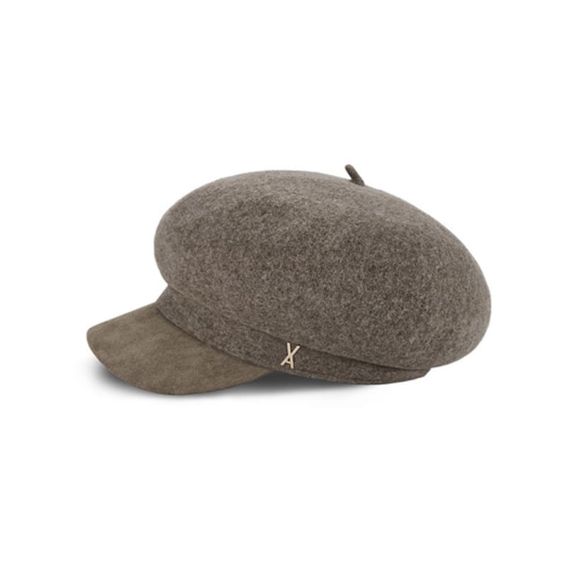 VARZAR VA Studded Wool Combo Newsboy Cap Warm Top