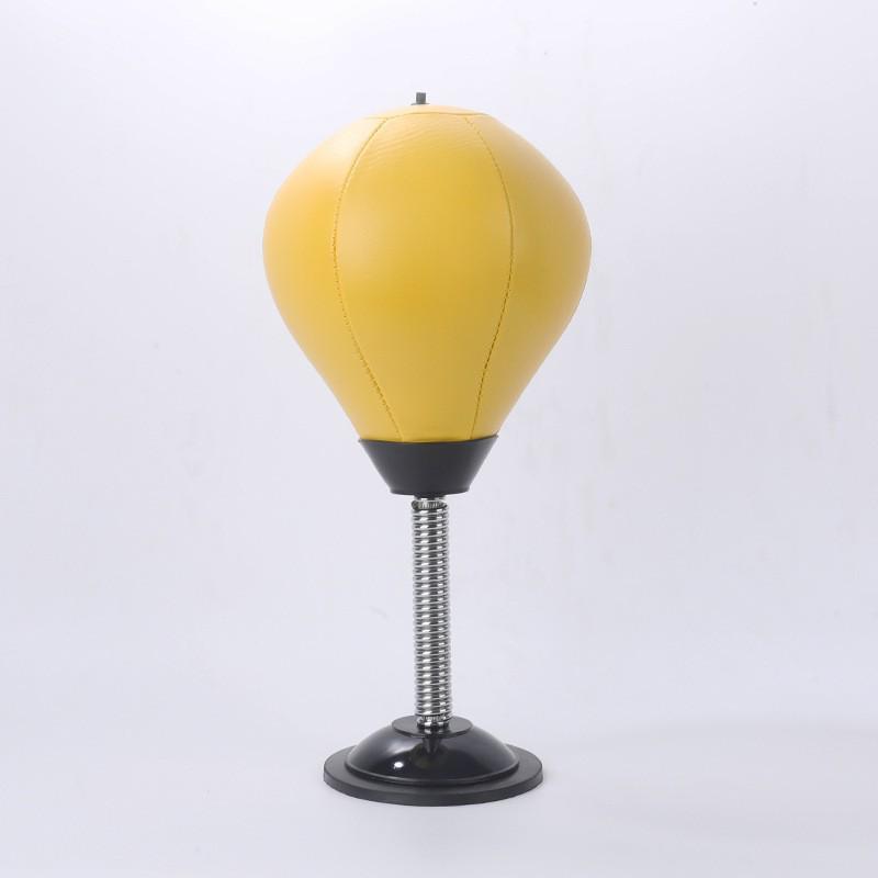 Compact Suction Cup Desktop Speed Boxing Ball for Fitness and Stress Relief жёлтый