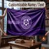 Custom Name Flannel Throw Blanket Austria Wien FC Pattern Warm Home Decoration