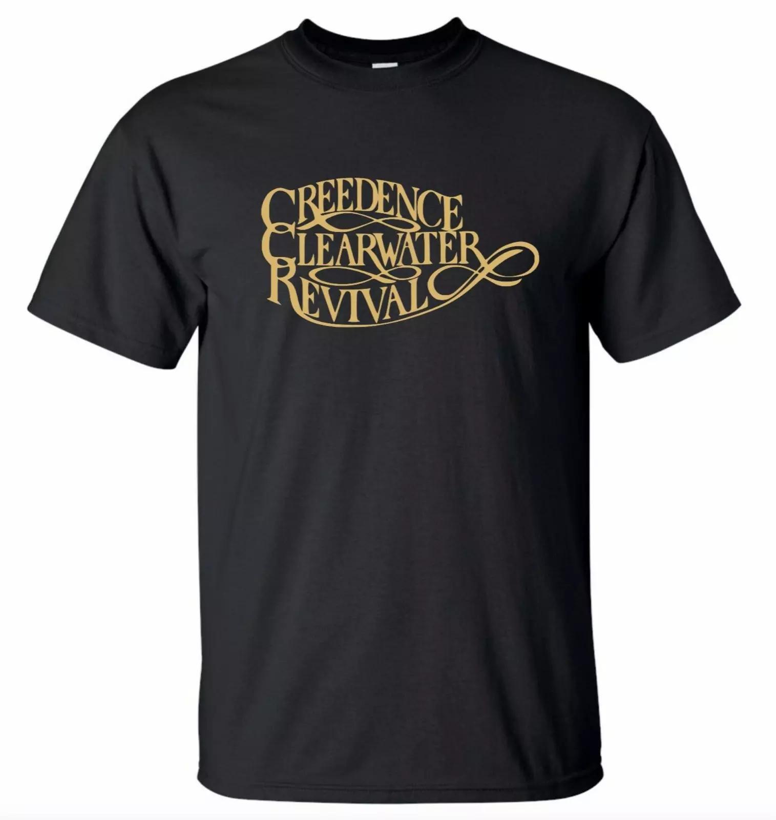 

CCR Creedence Clearwater Revival T-shirt American Rock Band 1960s Unisex British Summer New Retro Fashion Men s and Women s Tops 4XL