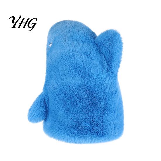 Comfortable Polyester Hood for Theme Parties Shark Hat Mask Adults/Kids, Funny Plush Headgear, Adjustable Costume Halloween Photo Prop Breathable