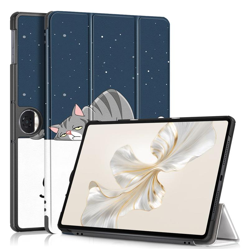 Tablet Case For Huawei Honor Pad 9 12.1 Inch 2024 Tri-Folding Folio Magnetic Smart Cover For Honor Pad 9 HEY2-W09 HEY2-W19 Tablet Cover