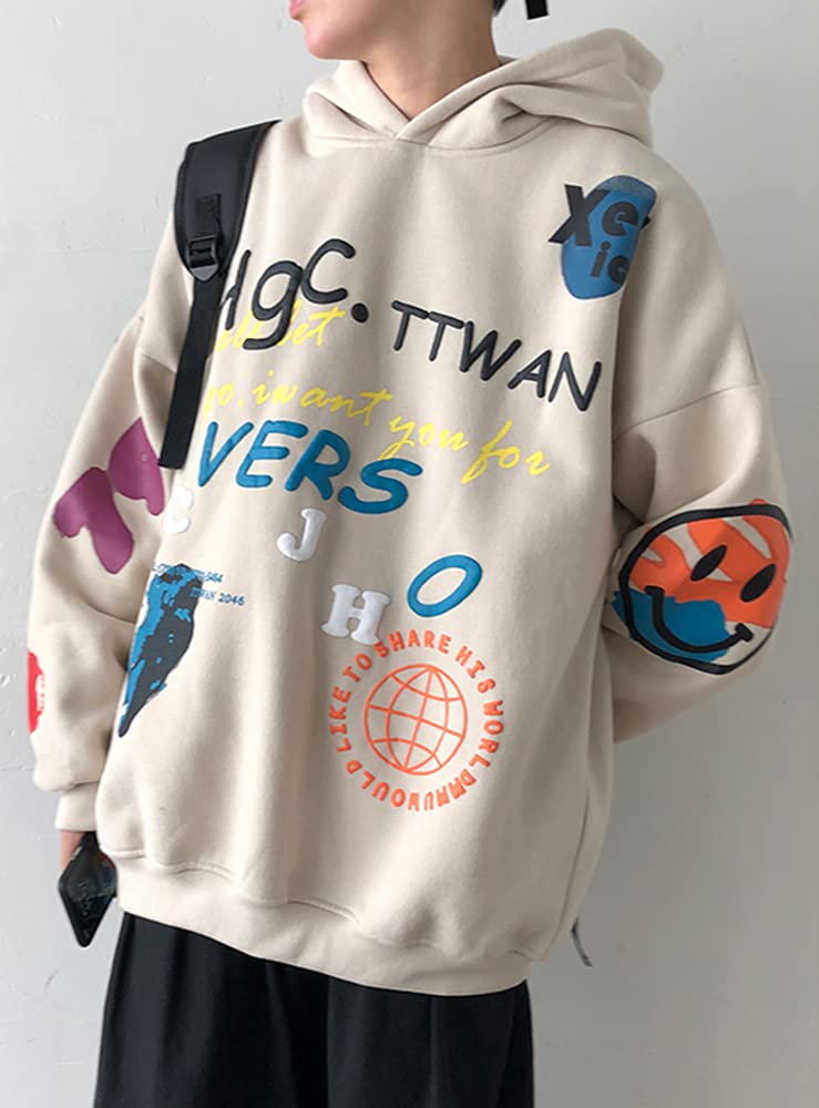 Long Back Loose Large Hip XL Men's Hoodie, Sleeves, Sweatshirt, Sweatshirt, Print, Fit, Top, Casual, Stylish, Size, Hop, Popular, Korean, Fashionable,