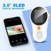 500X Digital Microscope 1080P 2.0inch Video Coin Microscopio Camera with 8 LED Light Handheld Magnifier for Electronics Repair