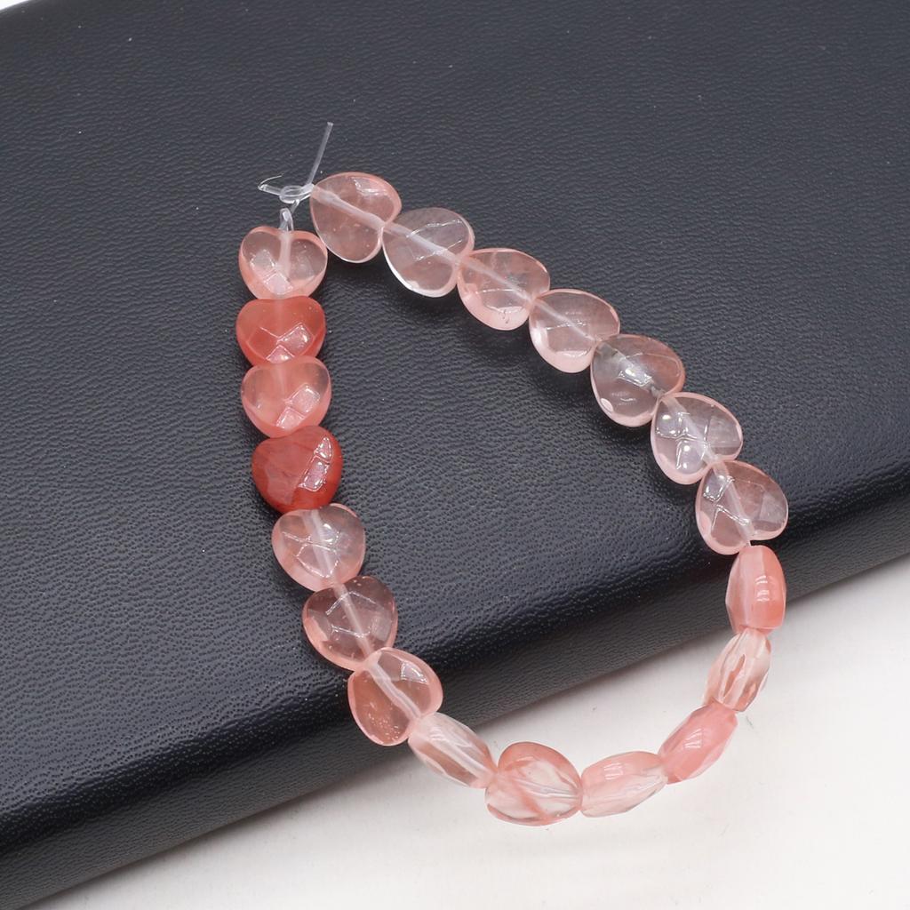 Heartshaped Beads Turquoiseagates Stone Natural Faceted Beads For Jewelry Making Diy Necklace Bracelet Earrings Accessory