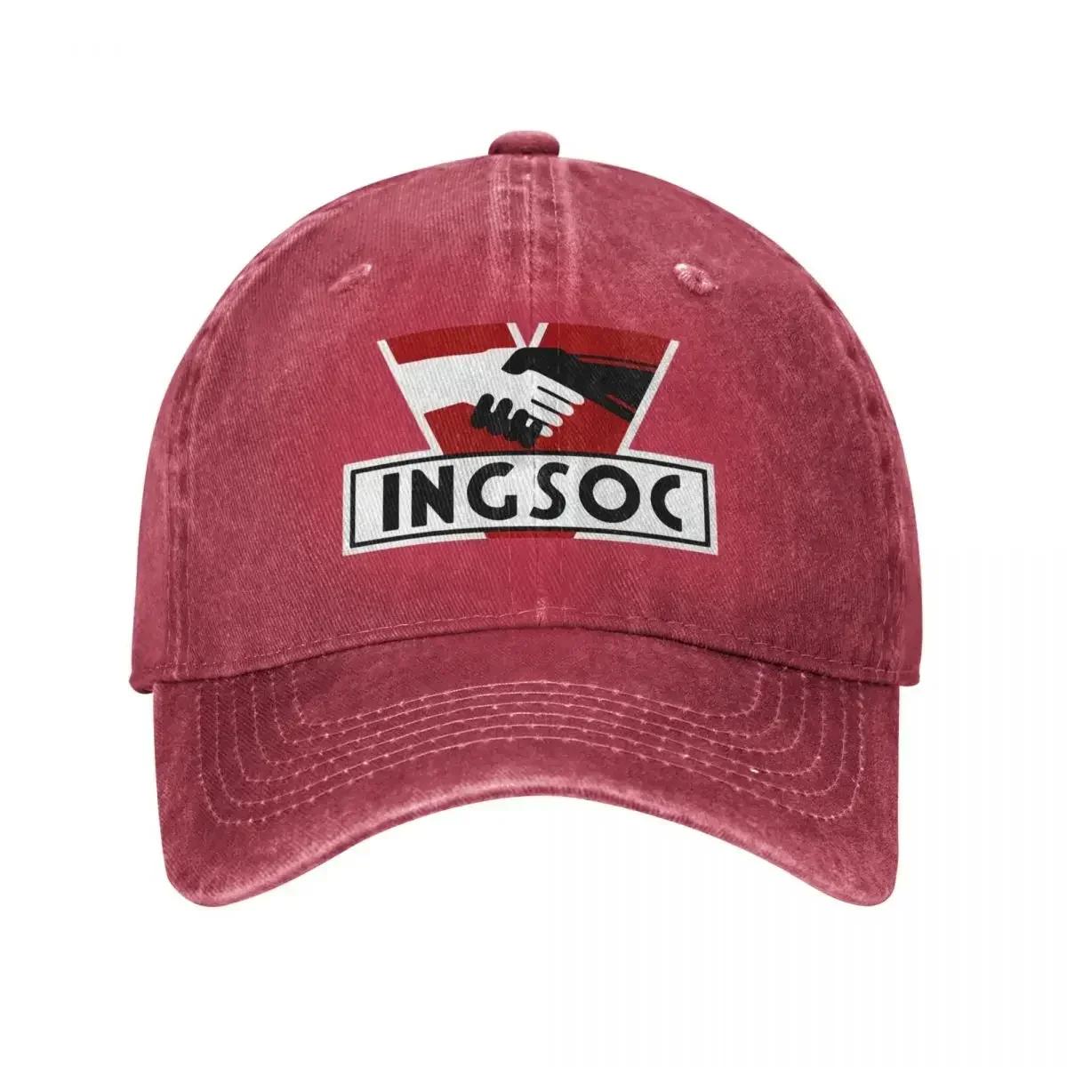 Ingsoc Logo Baseball Cap Custom Cap tactical cap Rugby Unisex Hats Womens