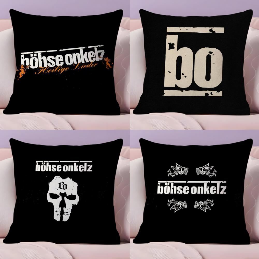 BBohse OOnkelz Cushion Cover Soft Plush Throw Pillow Cushion CoverDoubleSided Printed Pillow Case for Sofa Home Decor