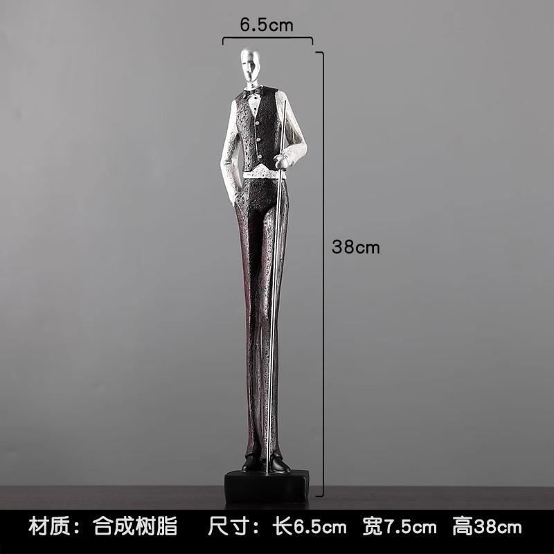 Modern Golf Character Resin Figurines Decoration Items Home Room Desktop Sculpture Crafts Office Study Table Statue Accessories