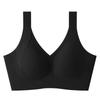 1PCS Women's Large Size Seamless Bras Full Cup Wireless Soft Sleepwear Female Solid Color Brassiere Push Up Sexy Lingerie