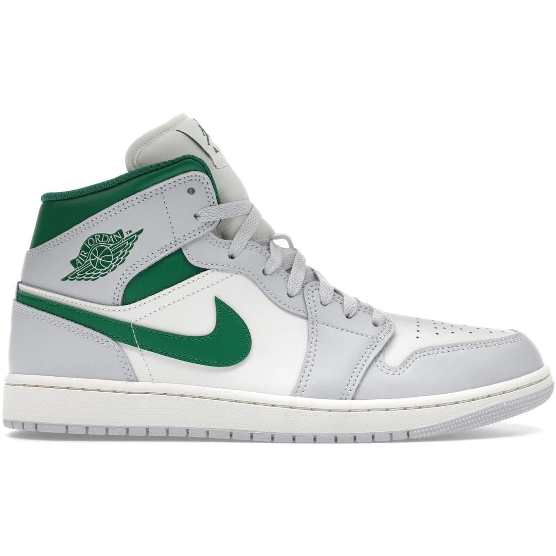 

Кроссовки Jordan 1 Mid Белый Чистый Платиновый Сосново-зеленый(DQ8426-142) 43
