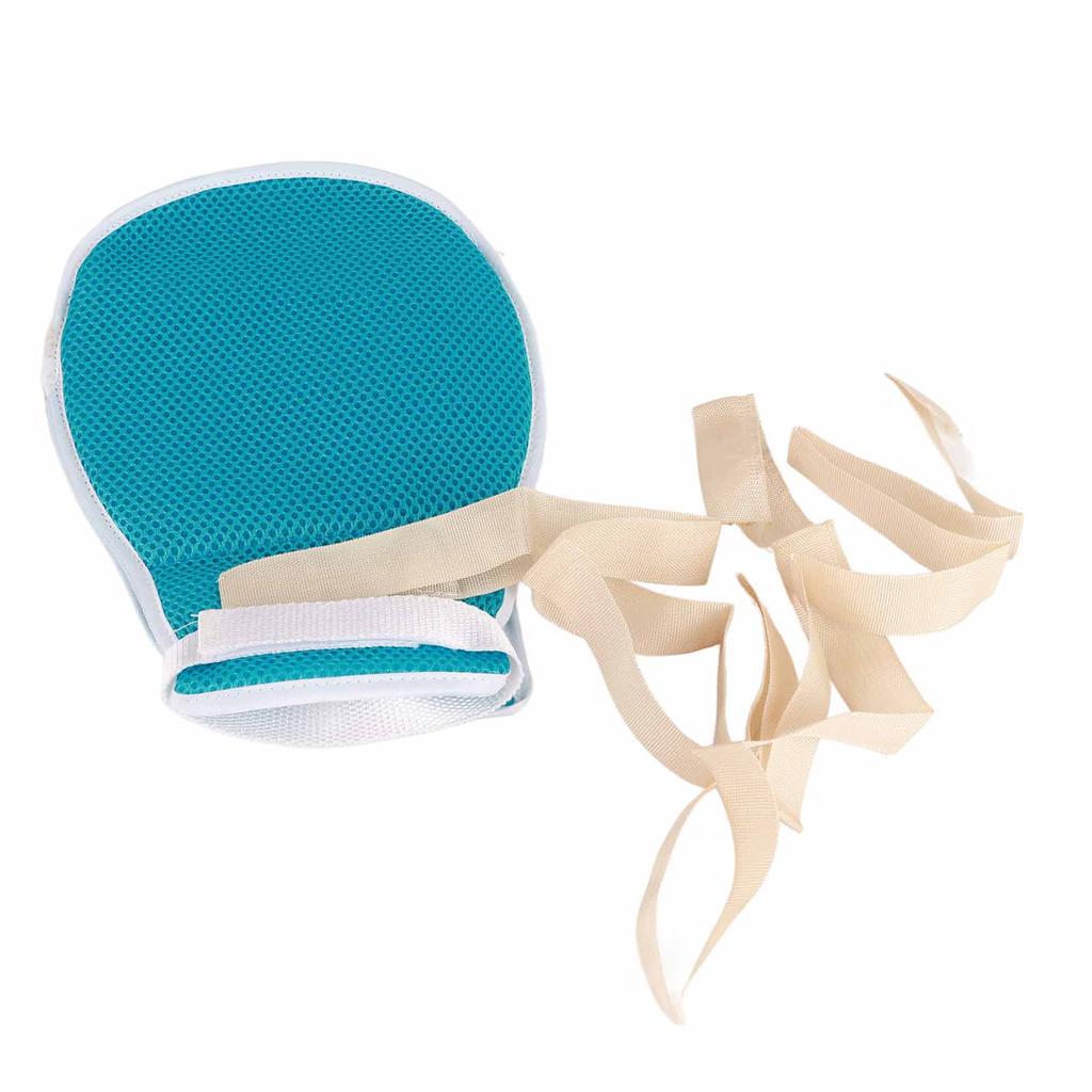 Rękawice ograniczające demencję Rękawice kontrolujące nadgarstki zapobiegające drapaniu Oddychające dla osób starszych z ustalonym ograniczeniem