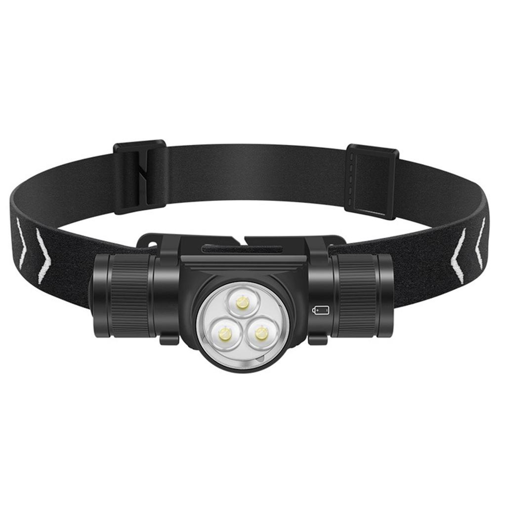 Head Lamp Aluminum Alloy Lightweight Waterproof Super Bright TYPE C Rechargeable LED Headlight