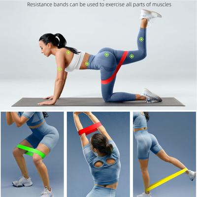 Yoga TPE Resistance Bands Gym Equipment Fitness Equipment Exercise Loop Bands Home Gym
