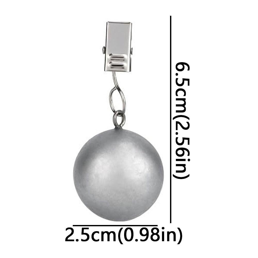 4Pcs Rust Proof Curtain Weights Clips Stainless Steel Tablecloth Weights  Outdoor Activities