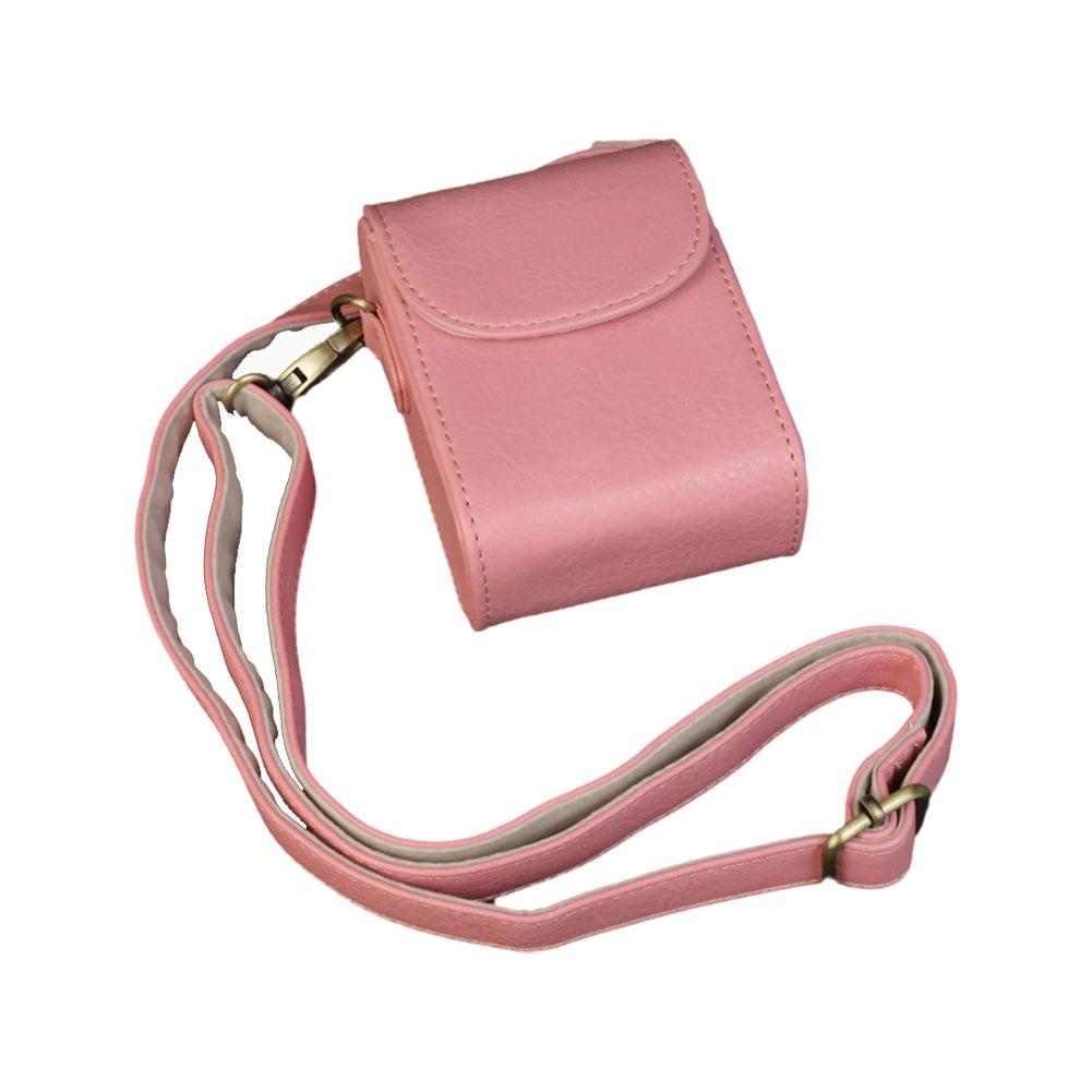 Universal Leather Camera Bag For Lumix zs99/tz99 Sony zv1m2 Canon sx730/740 Crossbody Bag Shoulder Camera Storage Bag