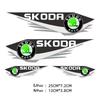 Wodoodporne Naklejki Przeciwzarysowaniom na Samochód dla Skoda Fabia Superb Octavia Kodiaq Yeti Citigo Felicia Kamiq Rapid Scala Akcesoria