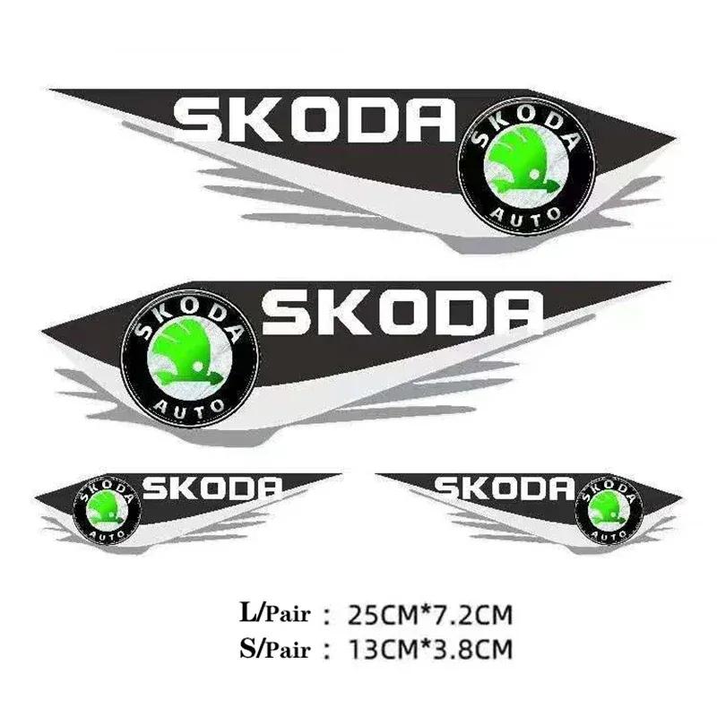 Wodoodporne Naklejki Przeciwzarysowaniom na Samochód dla Skoda Fabia Superb Octavia Kodiaq Yeti Citigo Felicia Kamiq Rapid Scala Akcesoria
