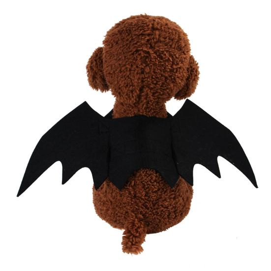 Kočičí netopýří křídla Pet Halloweenský kostým Fotografická rekvizita Cosplay Černá netopýří křídla pro kočky a psy Halloweenská párty Doplňek pro převlečení