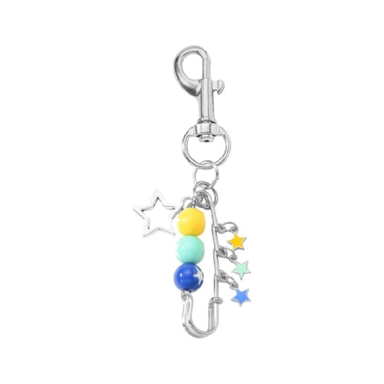Aesthetic Keychains Purse Handbag Backpack Bag Pendant Charms Safety Pin Keychains Charms Car Keyring for Women Girls