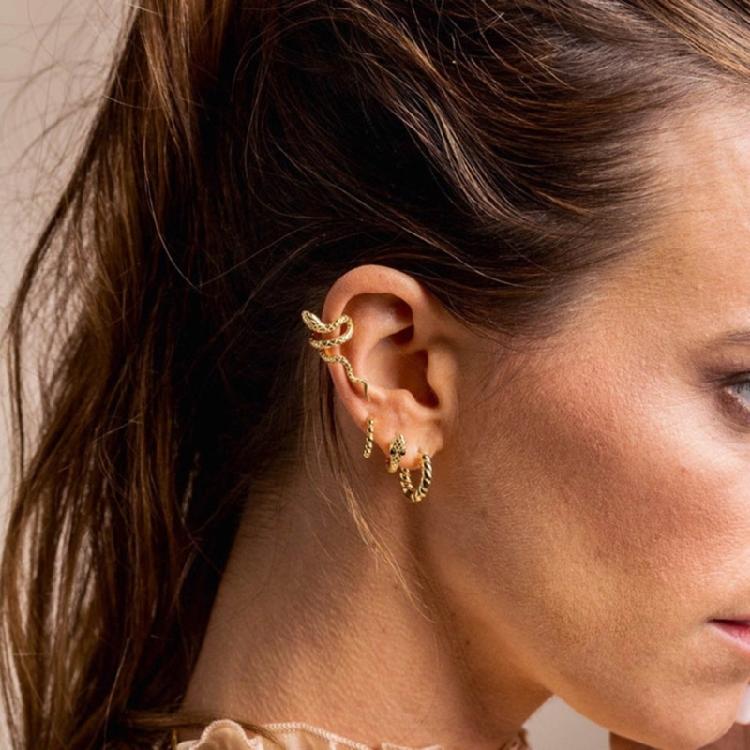 Climber Crawler Snake Clip On Wrap Earring Ear Cuff Earrings For Women Party
