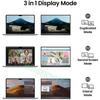 15.6/18.5 '' Portable Monitor 60/100Hz 1080P HDR With VESA Hole & Back Bracket Laptop Extended Display for Mac Laptop PC Switch