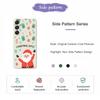 For Samsung Galaxy A16 5G/4G Case Christmas Gifts Pattern Printing Straight Edge TPU Phone Back Cover