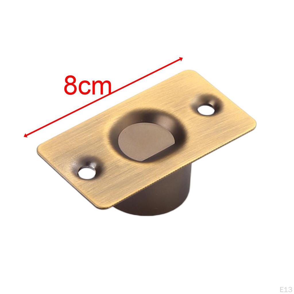 Magnetic Door Stop Quiet Hidden Stopper for Dorm Office Buildings Home Milky White