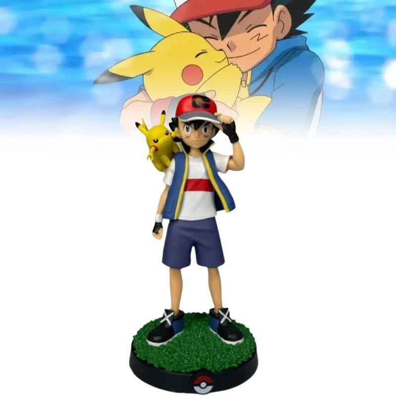 Ketchum Ash Pikachu Pvc Toy Model Desktop Decor Children Christmas Gift