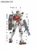 Fluorescent Water-slide Decals for HG, RG, EG, MG, PG, RE, HiRM Robot MS Detail Up (for HG 1144 GQuuuuuuX White Gundam & Red Gundam) [Used]