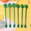 6 Stücke Kunststoff Cocktail Muddler Trinken Wein Decor Cocktail Swizzle Sticks Feigenkaktus Flamingo Wein Rührer Kaffee Puddler