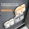 Door Shoe Rack Magnetic Wall-Mounted Shoe Rack Security Door Iron Door Bedroom Can Be Used For Slipper Rack Slipper Storage