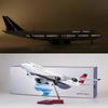 Display Airplane Model Plane 747 Delta Airlines 1/150 Scale 47CM B747 Airplane Kit Resin Modern decoration home halloween