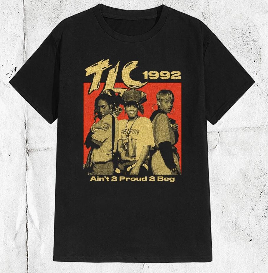 Vintage 1992 TLC Band 1992 Tour T-shirt size S-5XL M