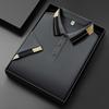Breathable Polo Shirt Men's Summer Business Casual Solid Color All-match Simple Men's T-shirt