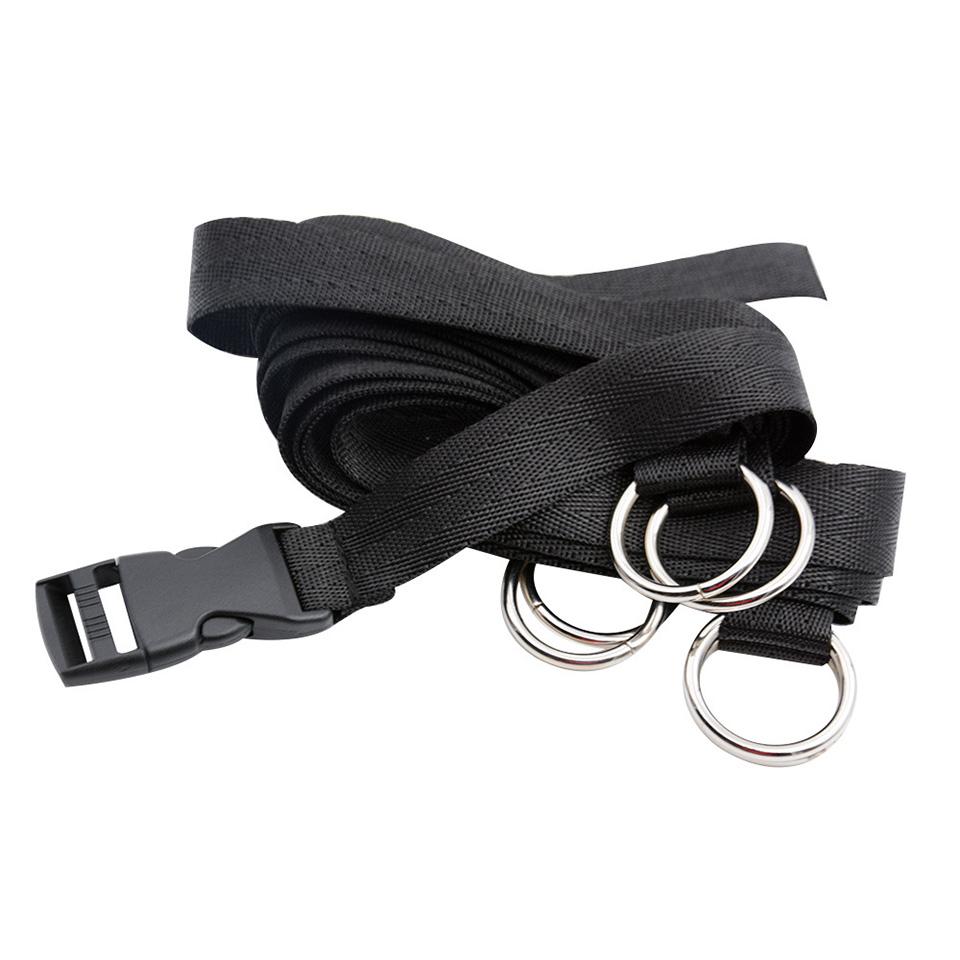 Set de curele pentru pat Bonadge Cătușe Manșete pentru glezne Reținere BDSM Gât sclav Fetiș Jucării sexuale erotice pentru femei Bărbați Cuplu Jocuri pentru adulți